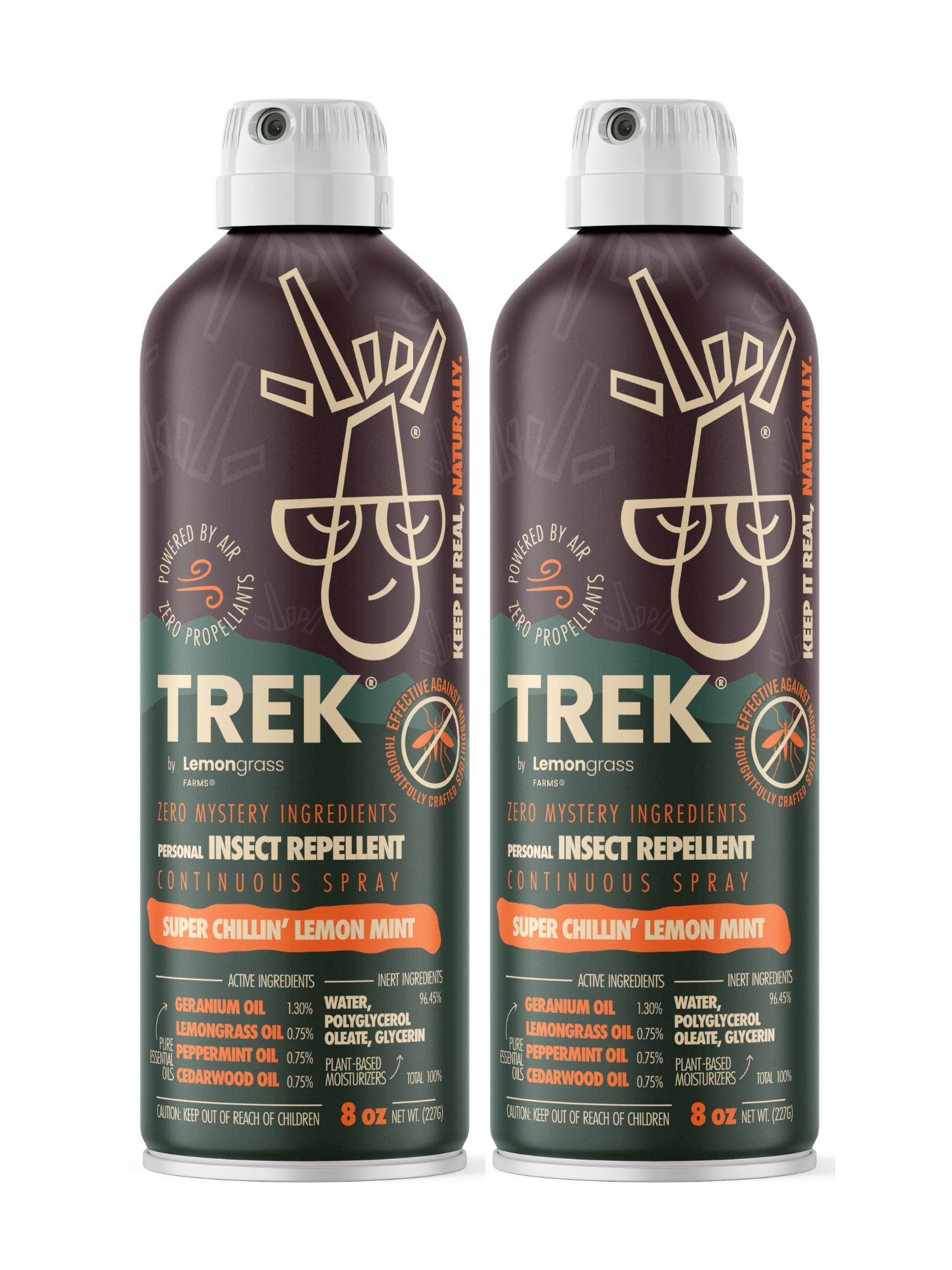 TREK Insect Repellent | Natural Bug Repellent – Lemongrass Farms