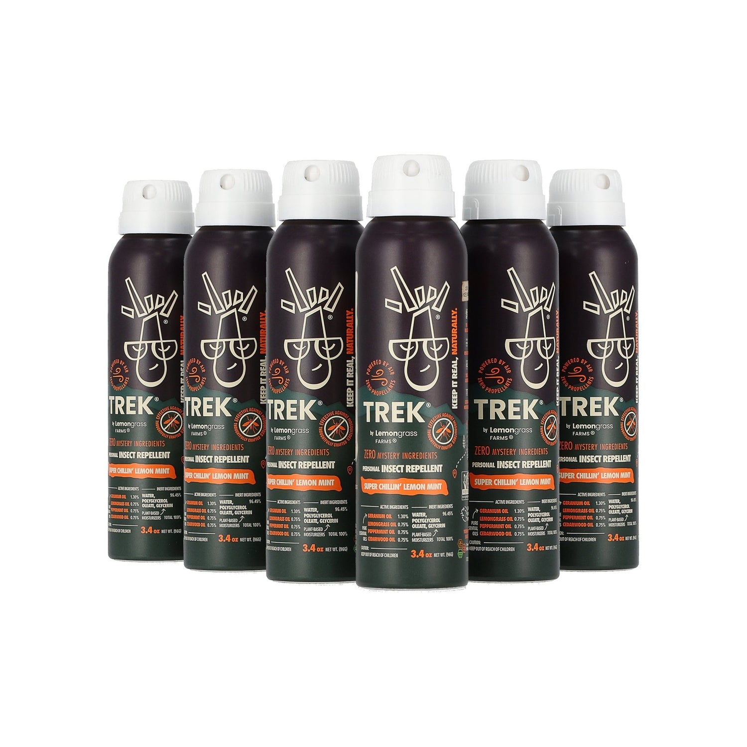 TREK® NATURAL INSECT REPELLENT VALUE PACKS - Lemongrass Farms