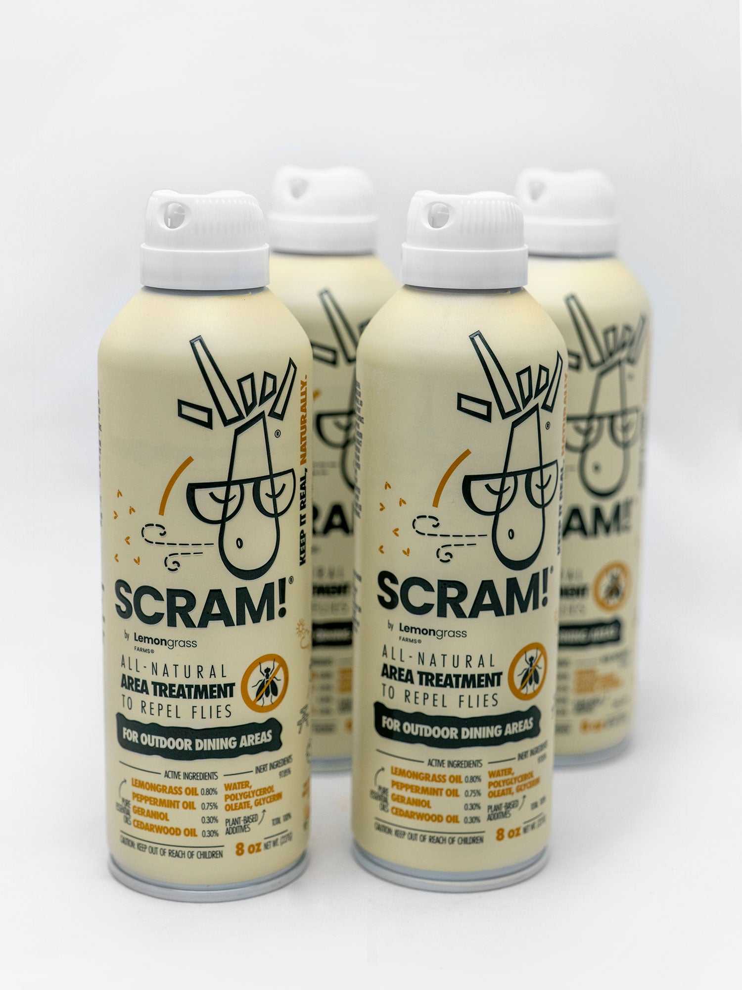 SCRAM!™ NATURAL FLY REPELLENT VALUE PACKS