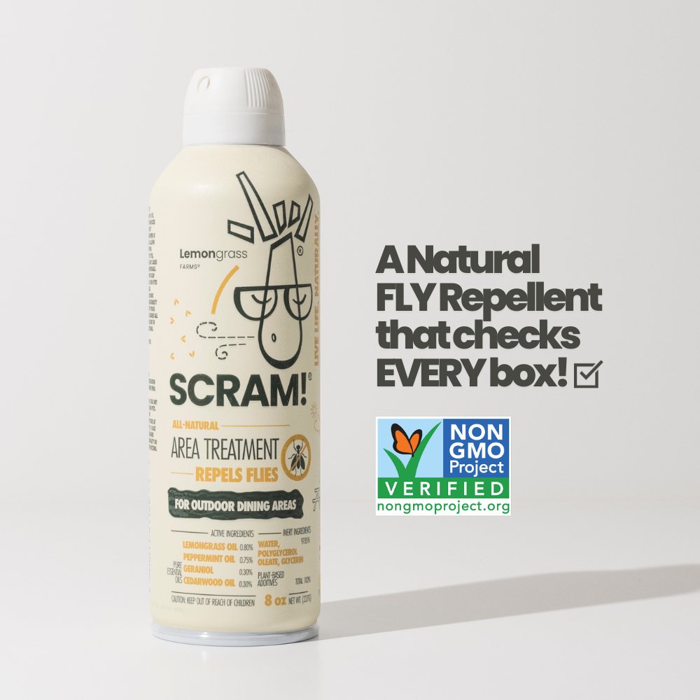 SCRAM!™ NATURAL FLY REPELLENT VALUE PACKS - Lemongrass Farms