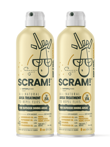 SCRAM!™ NATURAL FLY REPELLENT VALUE PACKS - Lemongrass Farms