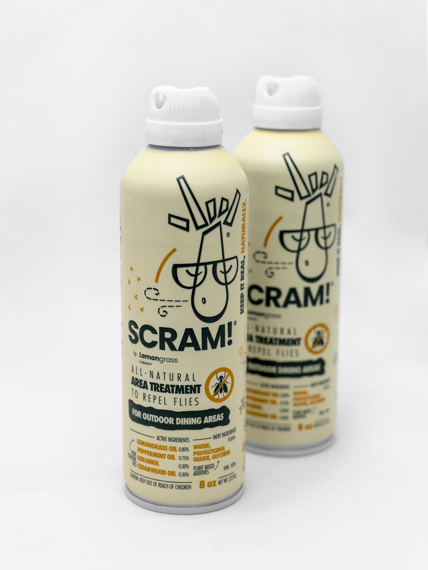 SCRAM!™ NATURAL FLY REPELLENT VALUE PACKS - Lemongrass Farms