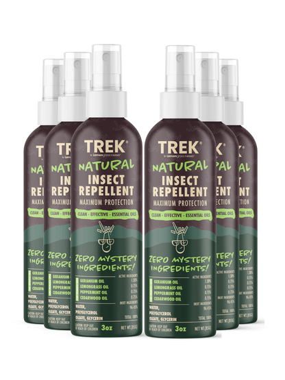 TREK® Maximum Protection Natural Insect Repellent 3oz - Lemongrass Farms