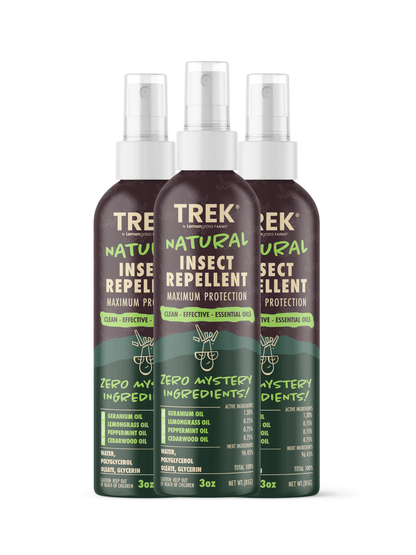 TREK® Maximum Protection Natural Insect Repellent 3oz - Lemongrass Farms