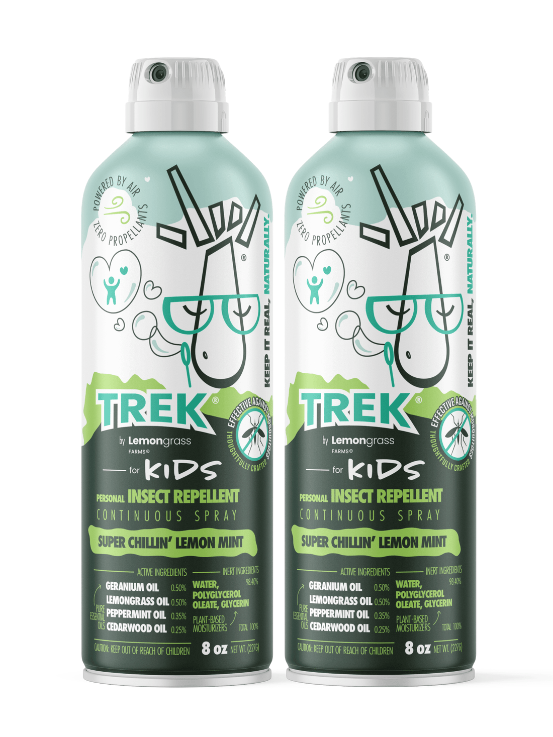 TREK® NATURAL INSECT REPELLENT FOR KIDS - Lemongrass Farms