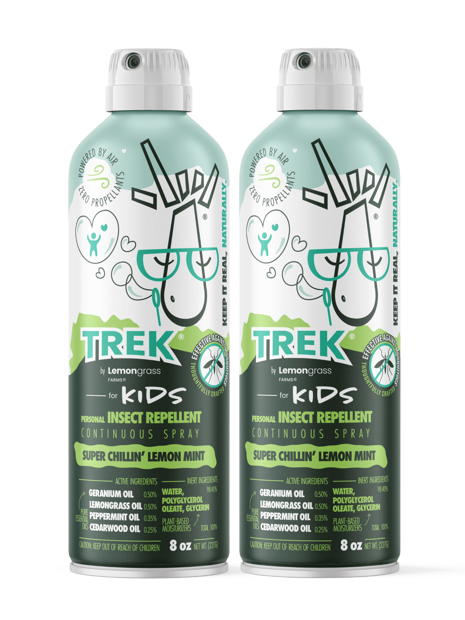 TREK® NATURAL INSECT REPELLENT FOR KIDS - Lemongrass Farms